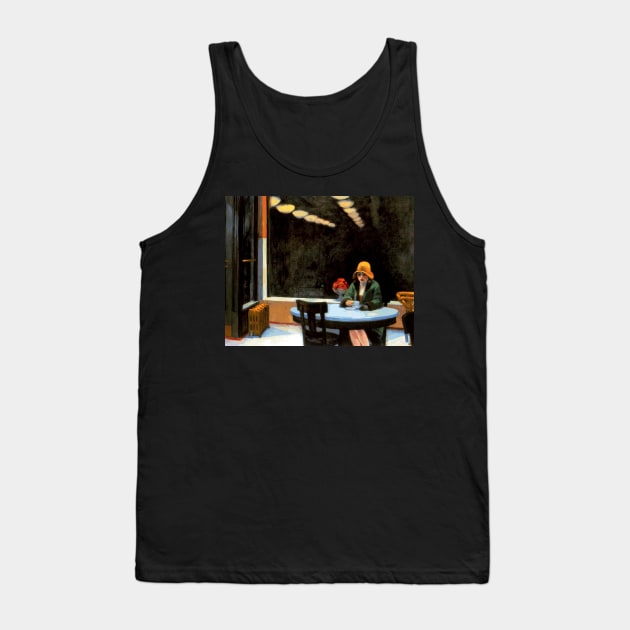 High Resolution Edward Hopper Automat 1927 Tank Top by tiokvadrat